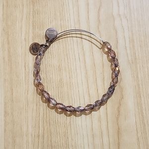 Alex & Ani beaded bracelet in light purple